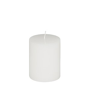 Kerze Blossom in wei� H 12 cm