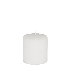 Kerze Blossom in wei� H 8 cm