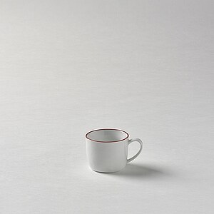 Lambert Espressotasse Piana wei�/rot