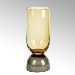 Lambert Vase VASARI amber/grau
